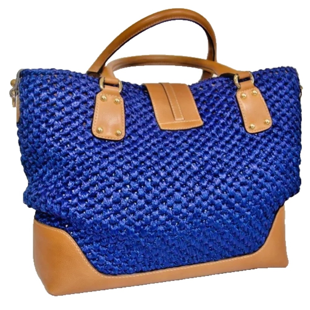 💯Authentic GUCCI Raffia Large Santa Monica Large Tote  Made in Italy  🇮🇹 - Picture 5 of 16